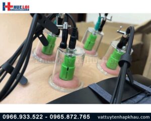 Máy châm cứu không kim kết hợp giác hút