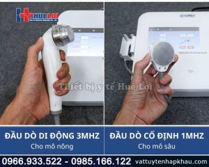 Máy siêu âm trị liệu đa tần hai đầu dò giá rẻ