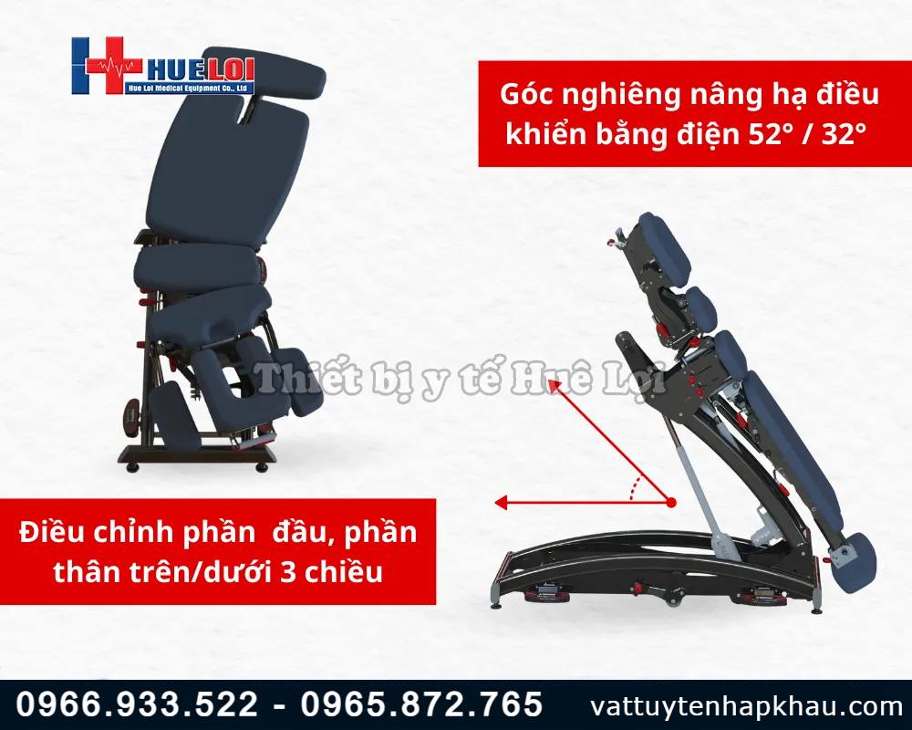 Giường tác động cột sống bản cao cấp