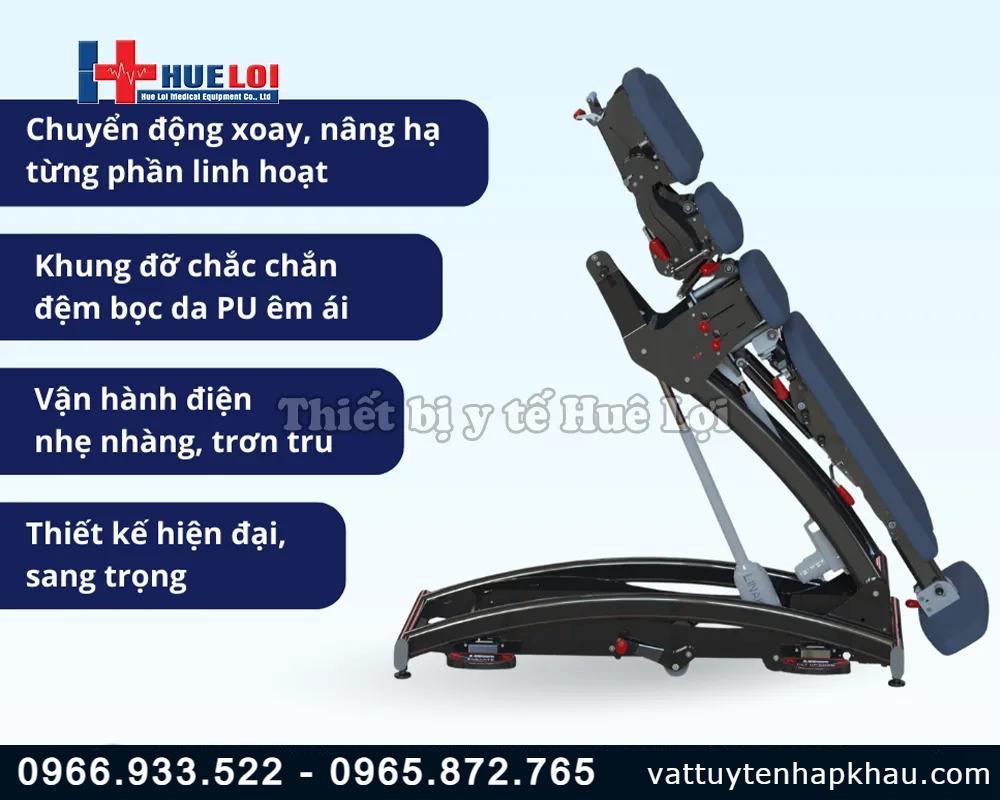 Giường tác động cột sống bản cao cấp