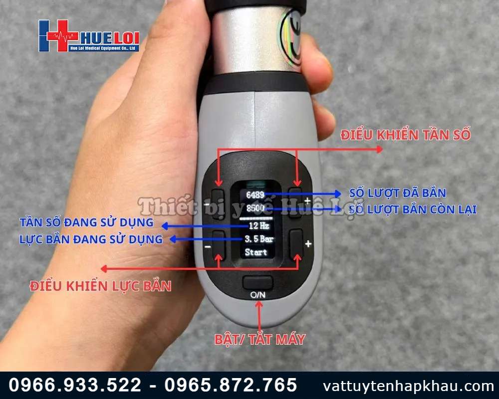 Máy xung kích trị liệu TeXua T703 công suất cao