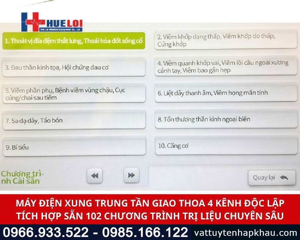 Máy điện xung trung tần giao thoa ZP30