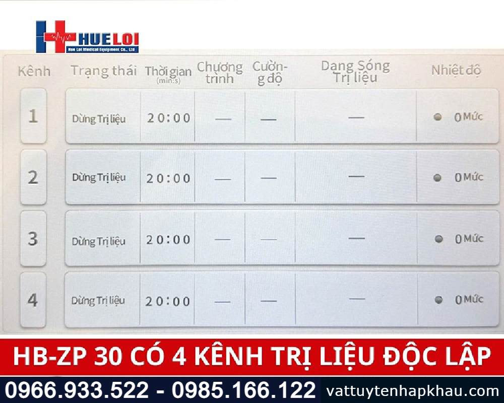 Máy điện xung trung tần giao thoa ZP30