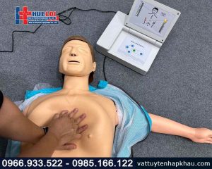 Mô hình thực hành hồi sinh tim phổi nửa người có moniter